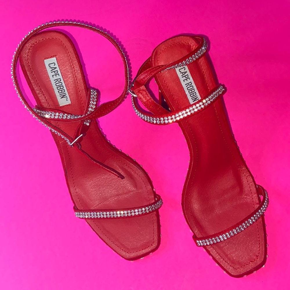Strappy Red Heel